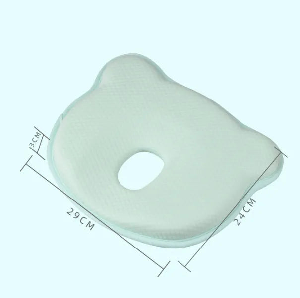 くま形ベビー頭の形ケアピロー サイズイメージ(頭の形ケア ベビー枕)