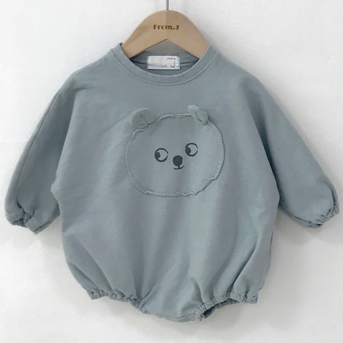 秋冬春にぴったりな長袖ロンパース