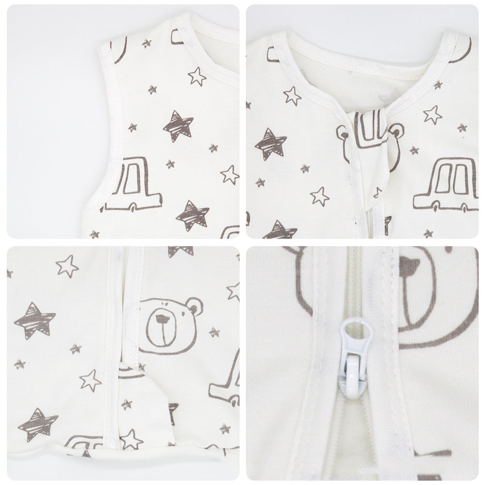 コットン ベスト型スリーパー | ファスナー仕様 65・75cm