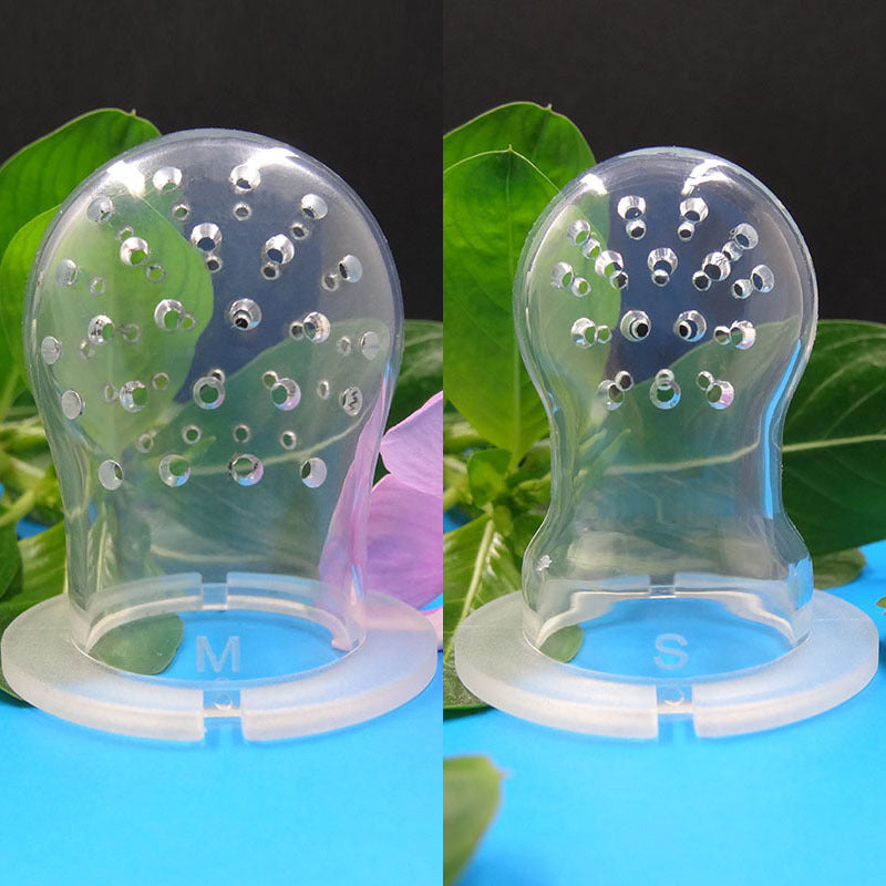 清潔で衛生的なシリコーン素材の咬み袋