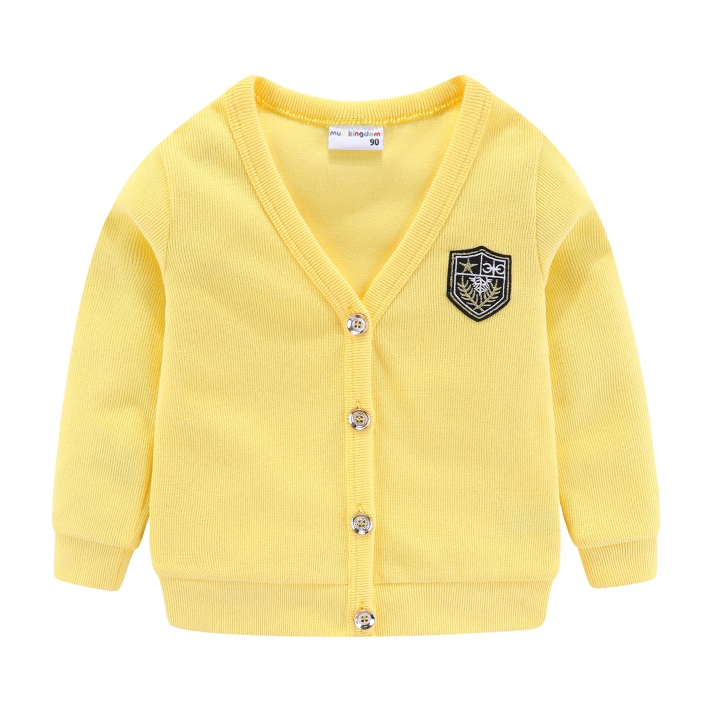 春秋シーズン向けの軽量ベビーニットアウター