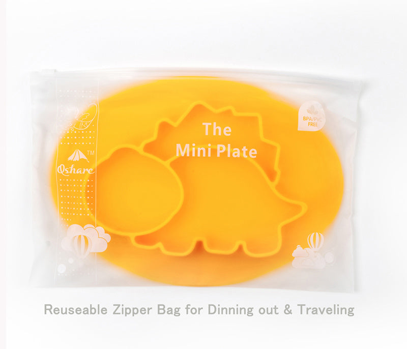 おしゃれなデザインの仕切り付きベビープレート