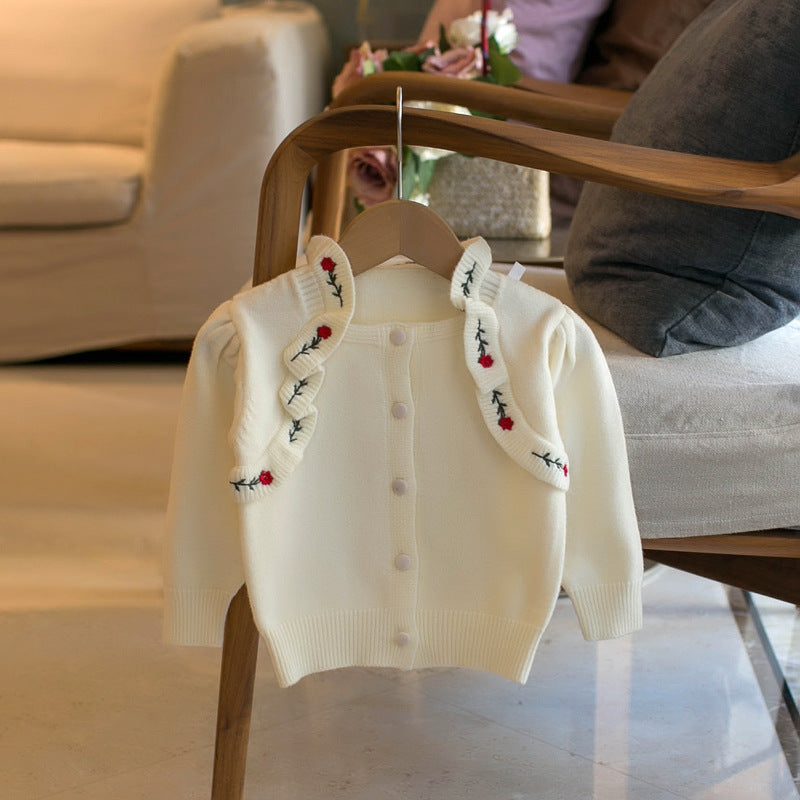 フォト撮影にもぴったりなレース襟ベビー服