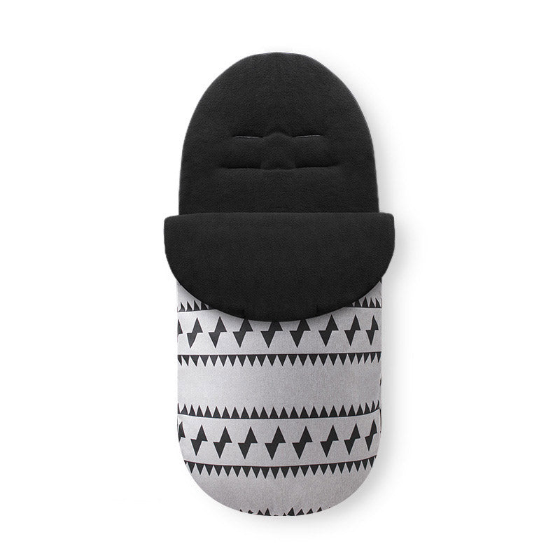 防水オックスフォード ベビーカー用フットマフ 92×42cm 厚手あったかスリーピングバッグ 0〜3歳目安