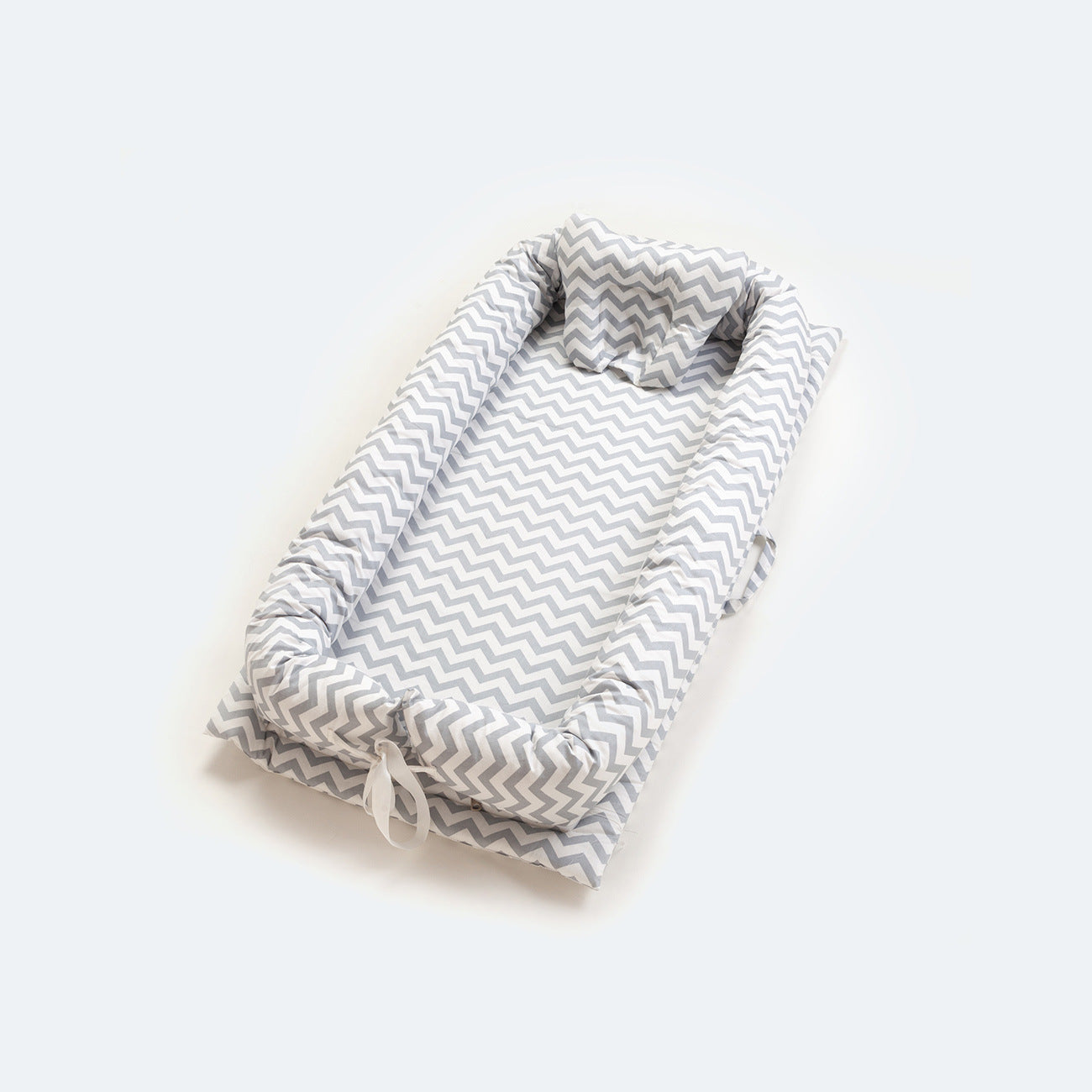 コットン ポータブルベビーネスト|立体ガード 90×50cm