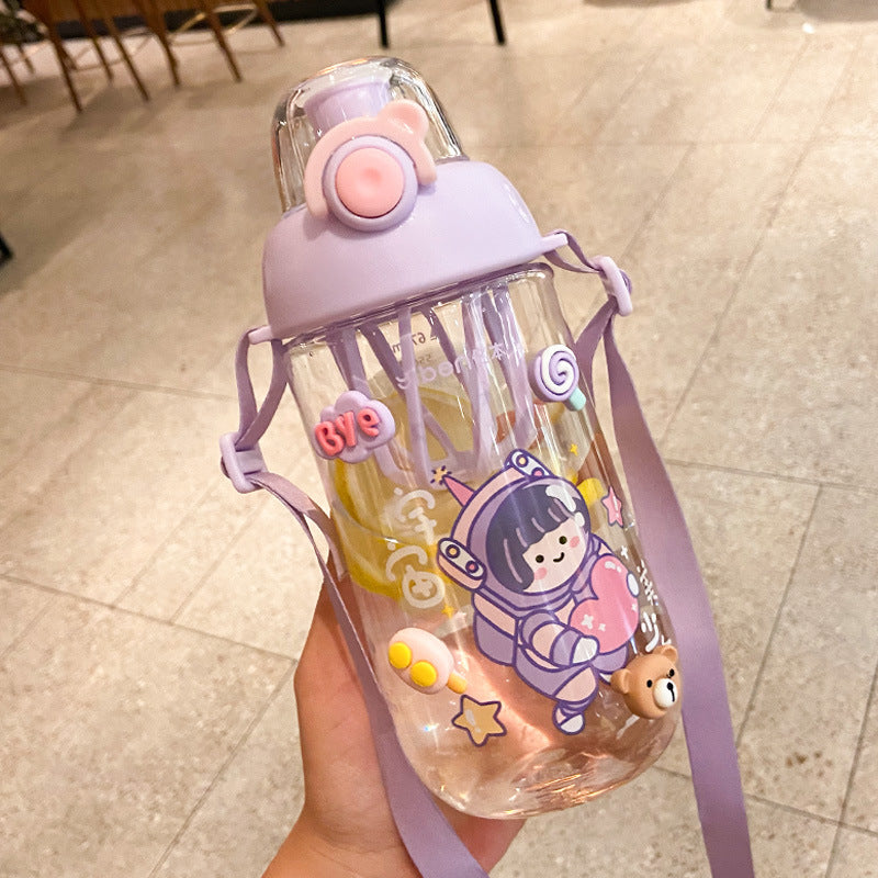 持ち運びやすいストラップ付きデザイン