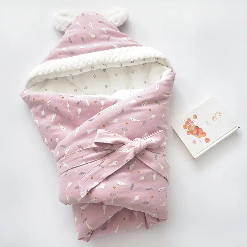ベビーおくるみ ブランケット(超やわらか・厚手・純綿) | Extra Soft Thick Pure Cotton Baby Swaddle Blanket Lumisei Prime