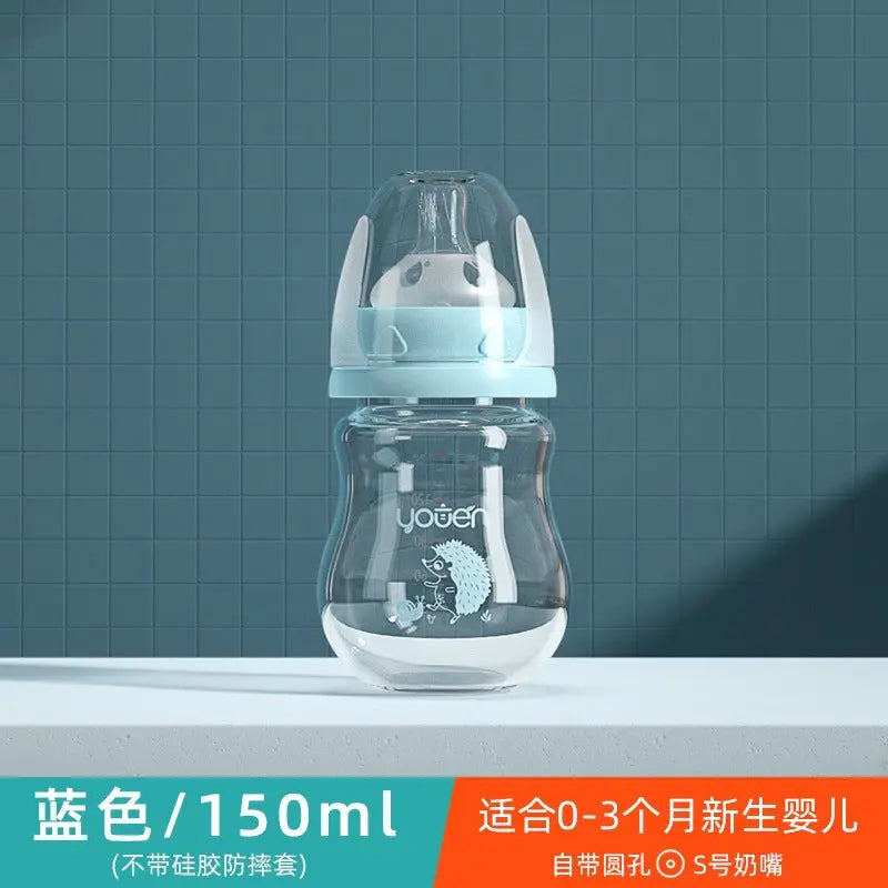 強化ガラスを使用した安全な授乳ボトル