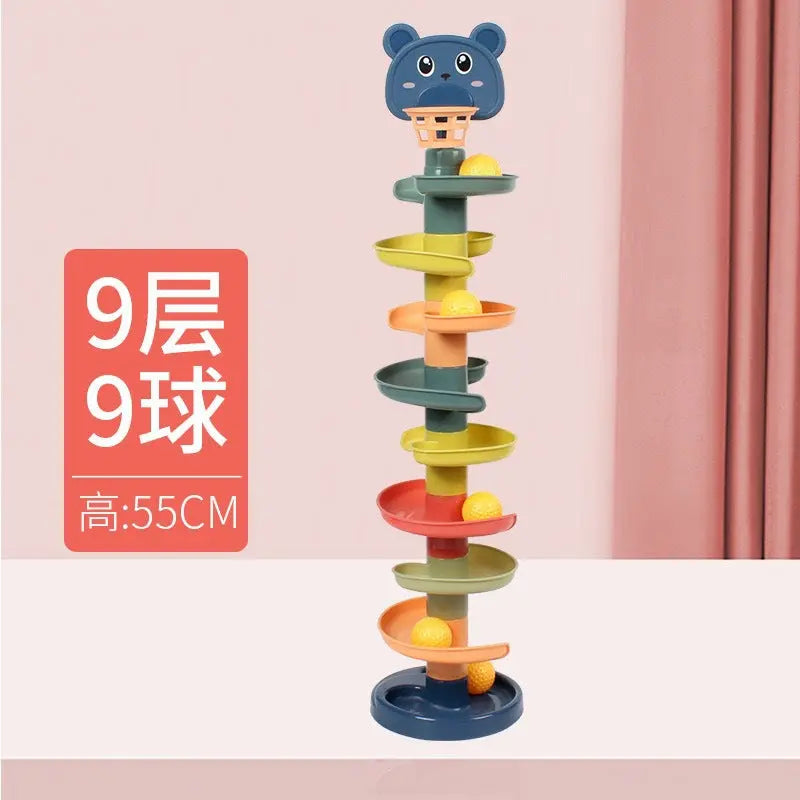 9層9球ボールスライドタワー 高さのあるタワーで繰り返し遊べるモデル