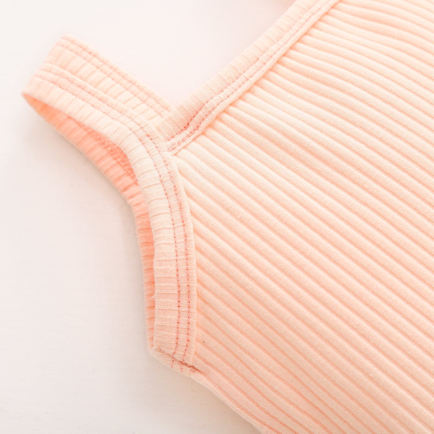 さらっと涼しく夏のおしゃれが完成する 女の子キャミソール&花柄ワイドパンツ上下セット コットン ピンク 70〜100cm