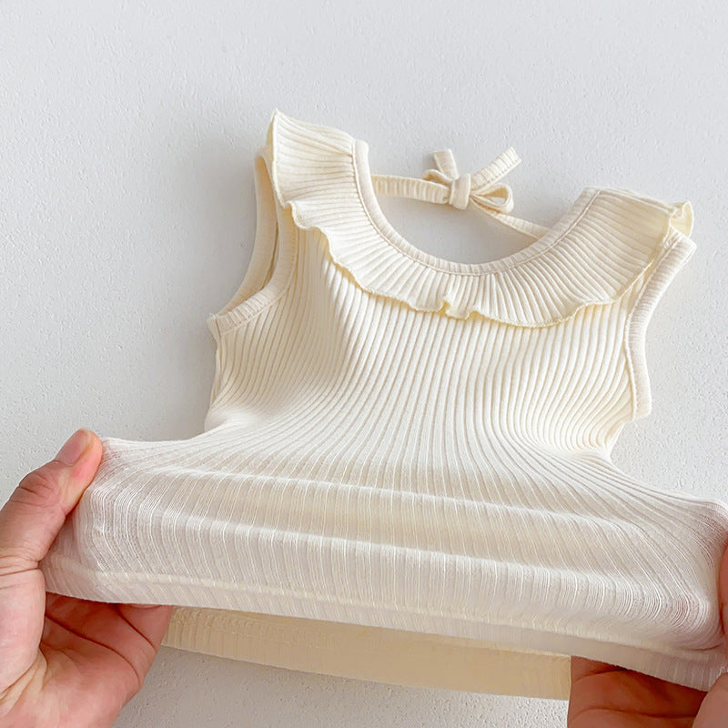 ショーツの二重フリル構造ディテール