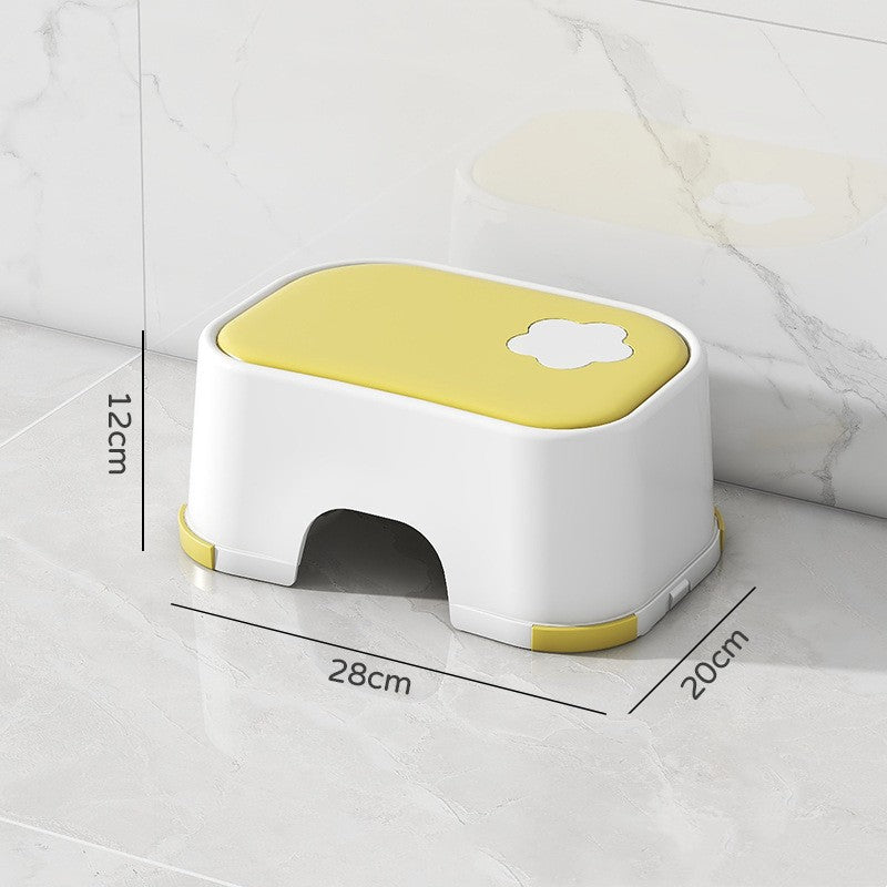 安心して手洗い・トイトレが進む 高さ調整できる子ども用踏み台 ステップスツール 2段分解式・滑り止め強化 プラスチック キッズ向け