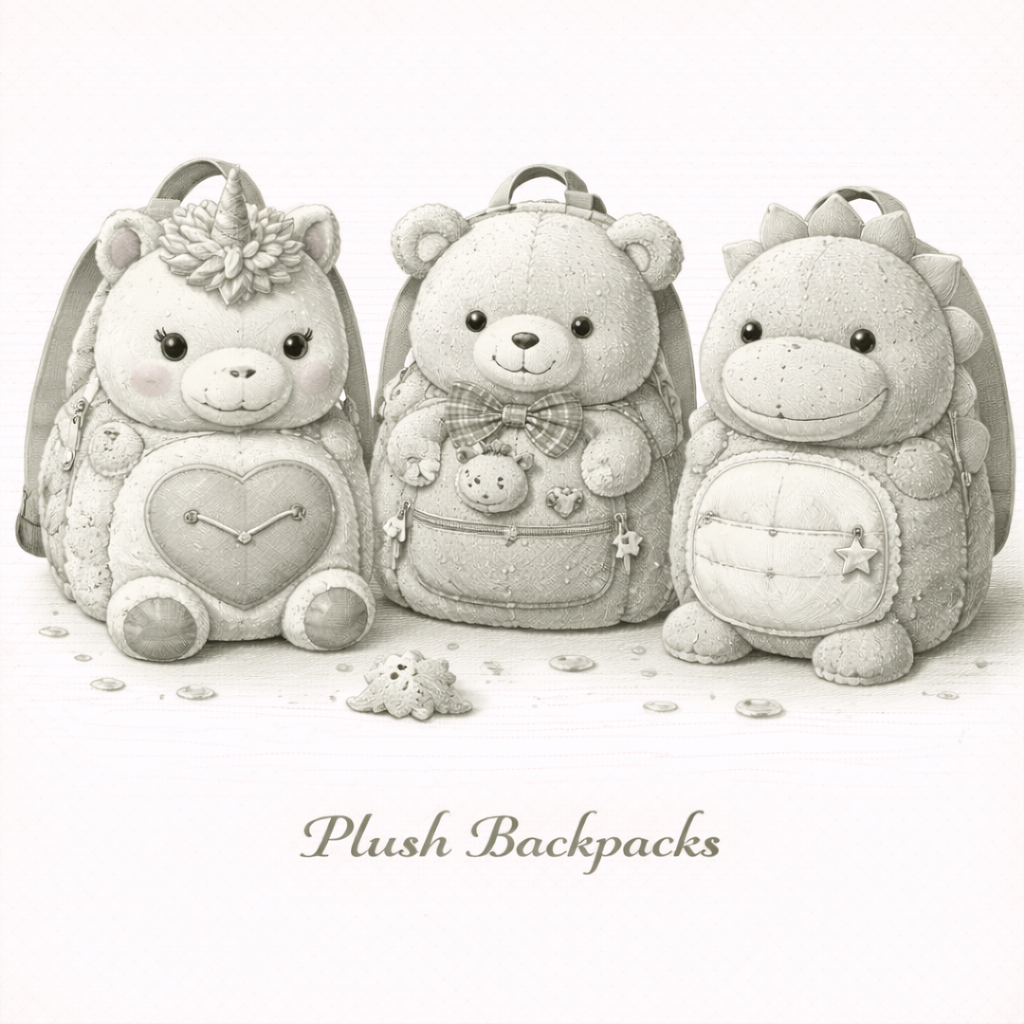 ぬいぐるみバックパック | Plush Backpacks
