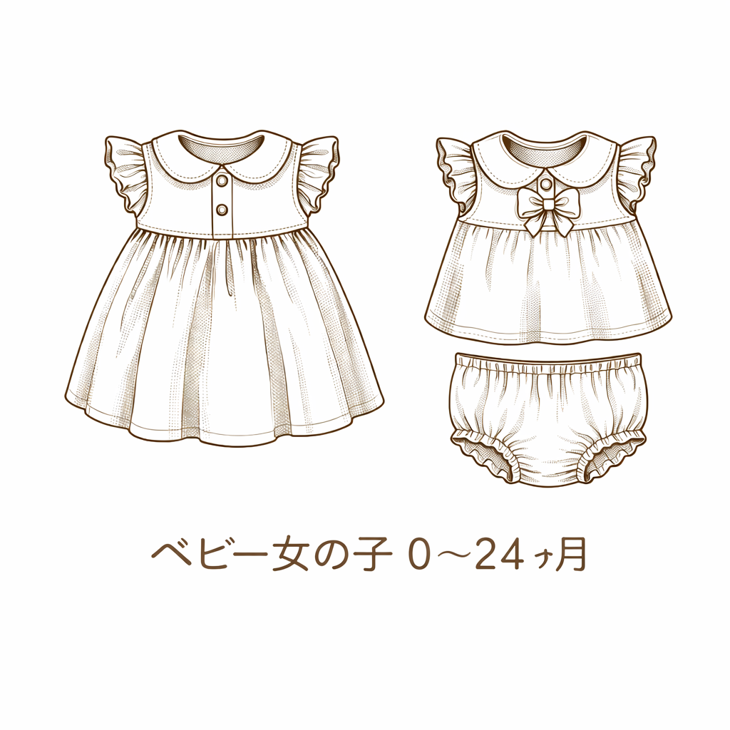 ベビーガールズ | Baby Girls (60–90 cm)