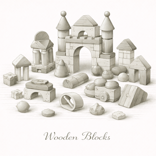 木製ブロック | Wooden Blocks