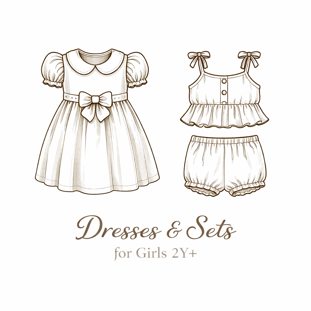 ドレス＆セット 女の子 2歳以上 | Dresses & Sets for Girls +2Y