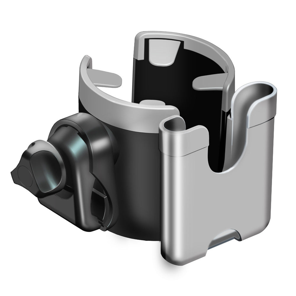 ブラック・グレー配色モデルの外観イメージ（ベビーカーカップホルダー）
