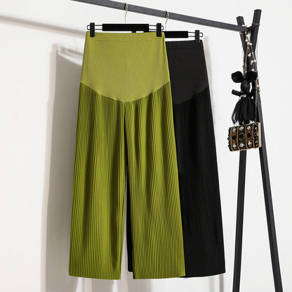 マタニティ涼感ボトムスの色違いがわかる商品イメージ
