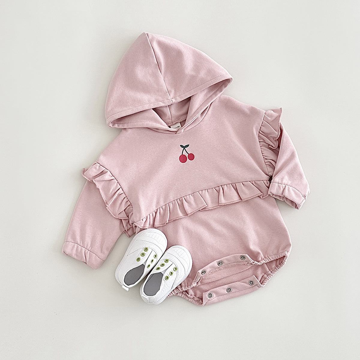 ミルキーホワイトのコットン素材アップ
