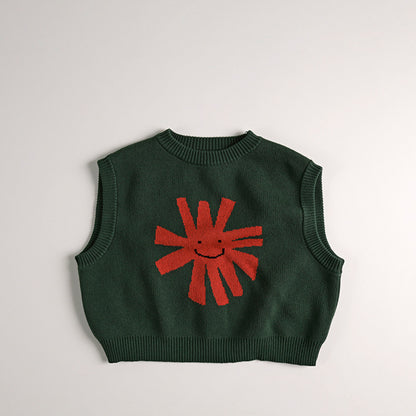 ニット生地の編み目を近くで撮影したテクスチャー写真
