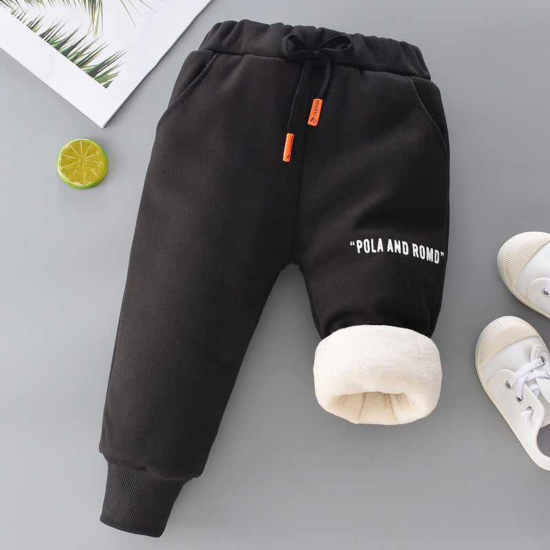 秋冬向けフリースボトムス全体写真
