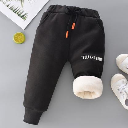 秋冬向けフリースボトムス全体写真
