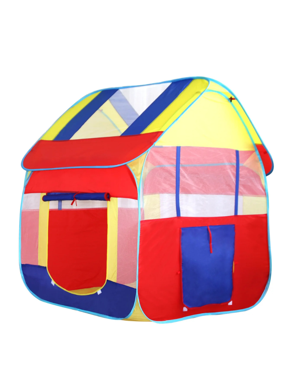 テントの内部空間が分かる天井と壁の写真
