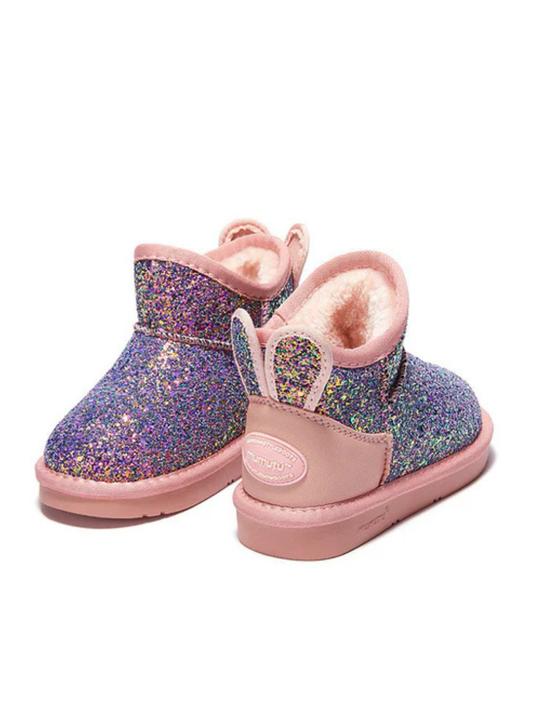 女の子用冬ショートスノーブーツ正面画像
