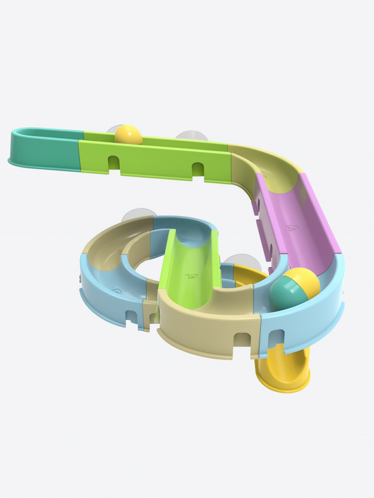 カラフルボールコースブロック 組み立て知育インタラクティブトイ ABS素材 10ピース・20ピース選択 室内遊び 手先トレーニング 集中遊び 7歳頃から