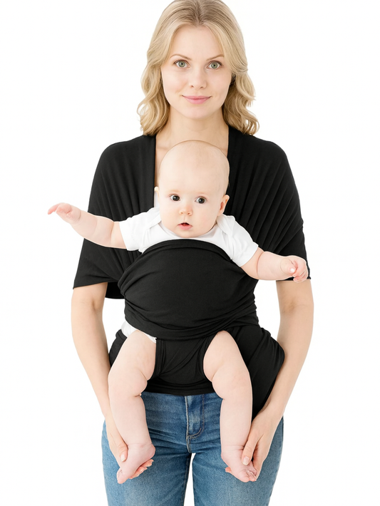 前向き抱っこ対応ベビースリング着用イメージ（抱っこ紐）

