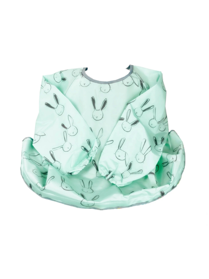 防汚防水加工のベビースモック
