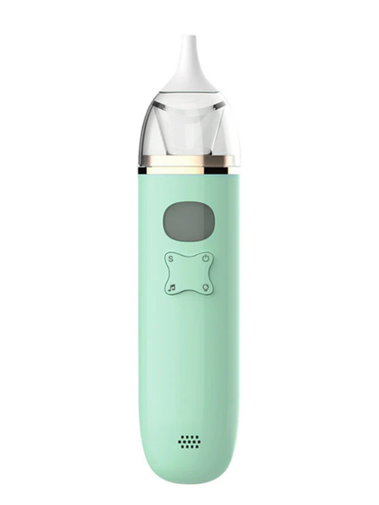 2種類のサイズのノーズチップが並んだベビー電動鼻吸い器の付属品イメージ(繰り返し使える ノーズチップ)
