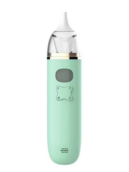 2種類のサイズのノーズチップが並んだベビー電動鼻吸い器の付属品イメージ(繰り返し使える ノーズチップ)
