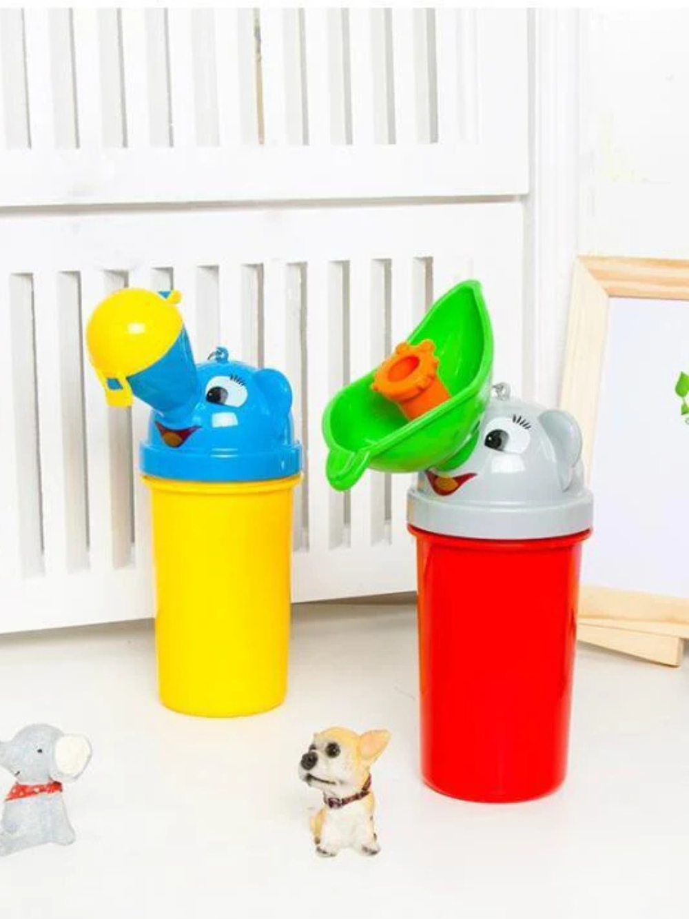 かわいいカートゥーン型ポータブルベビートイレ 全体
