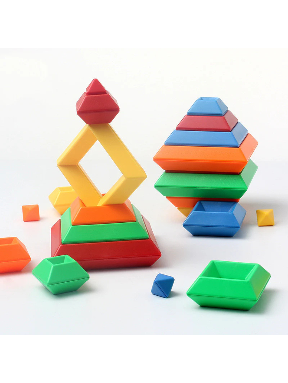 ABS 知育ブロック スタッキングタワー