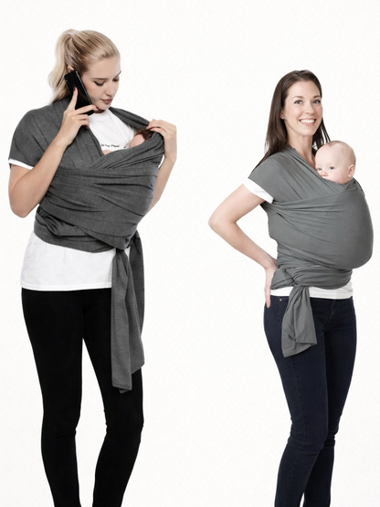 コットン100%ベビーラップの着用イメージ比較（ベビーラップ）
