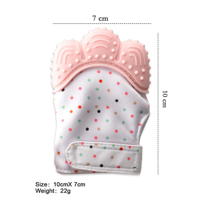 歯固めミトンのサイズ感イメージ（ベビー 歯固め）
