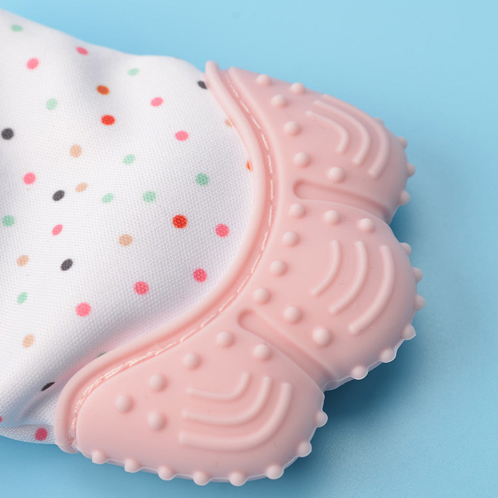 凹凸シリコン部分のアップ テクスチャ（シリコン歯固め）
