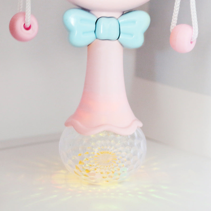 カラフルなビーズが入った透ける部分が映るクローズアップ
