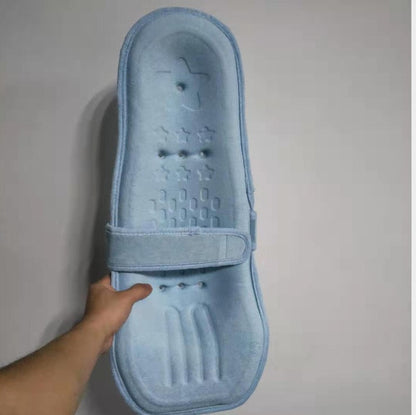 固定ベルト付きベビー授乳サポートピロー ブルー 全体（授乳クッション）
