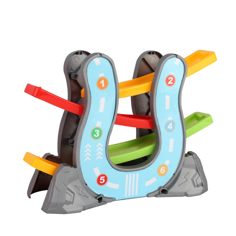 グライディングトラックおもちゃ本体の全体イメージ
