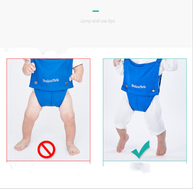 調整可能ベルト付きベビージャンパー
