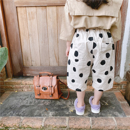 高ウエストデザインのハーレムパンツ
