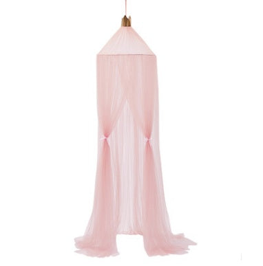 ベビーキャノピー（天蓋・蚊帳）ピンク（モスキートネット）カラーイメージ
