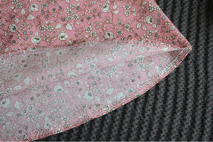 さらっと涼しく上品に決まる 女の子ノースリーブリボンベスト＆ショートパンツ2点セット コットン混 薄手 90〜130cm