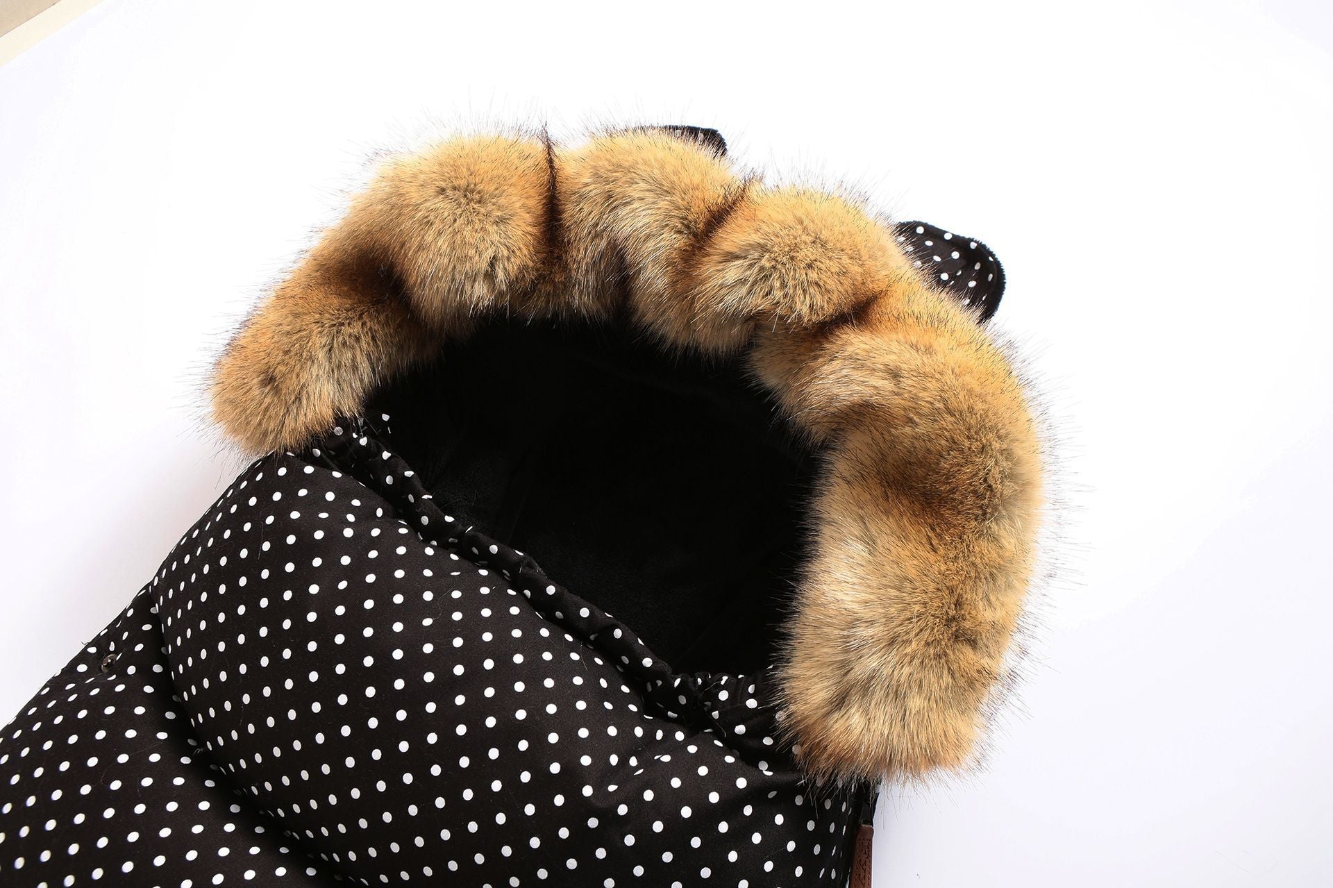 厚手のコットンデニム素材のベビー用ブランケット