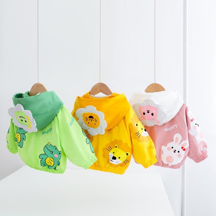 女の子男の子兼用カジュアルベビージャケット
