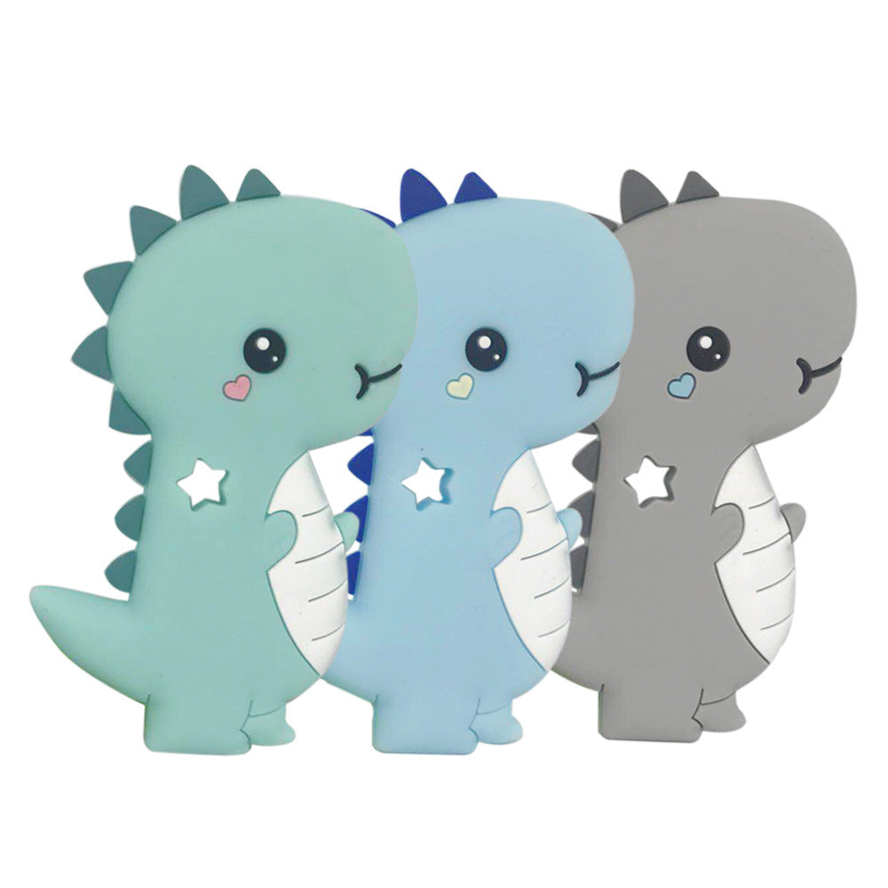 恐竜シルエットのディテールがわかるステゴサウルス歯固めのクローズアップ画像
