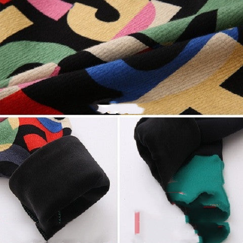 ストリート映えで動きやすい 女の子トレーナー＆レギンスセット レタープリント コットン80% 厚手 110~160cm