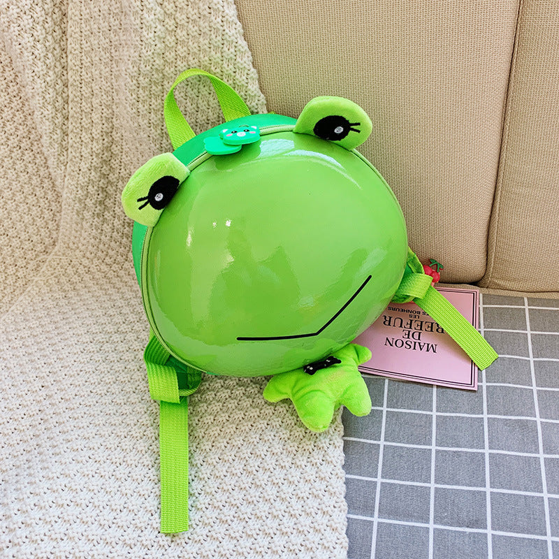 【20L以下】エッグシェル風 立体アニマル防水キッズリュック｜耐衝撃・耐摩耗で通園・おでかけが安心に整う（小サイズ）